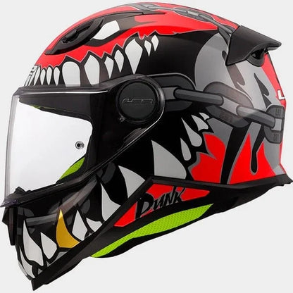 LS2 FF812 Kids Punk grijs/rood - KartKings