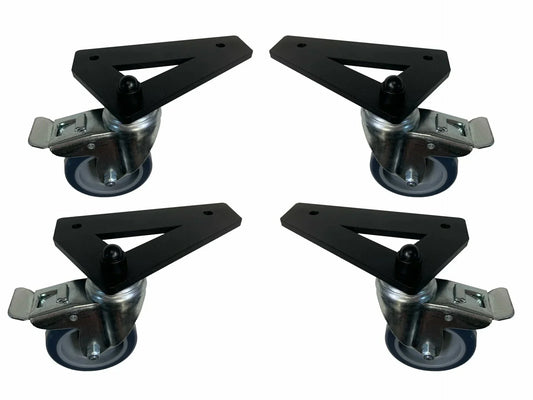 SimXPro 4x Feet Brackets - 75 mm Wheels - KartKings