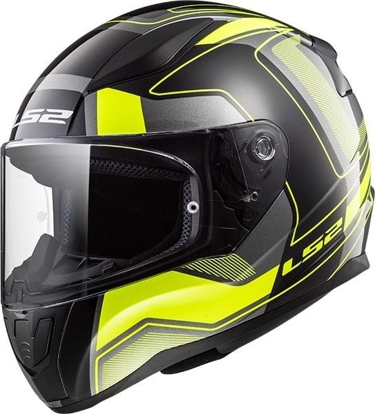 LS2 FF353 Carrera nero/giallo fluorescente