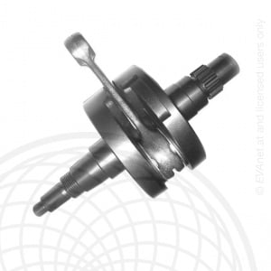 Albero motore Rotax Max completo
