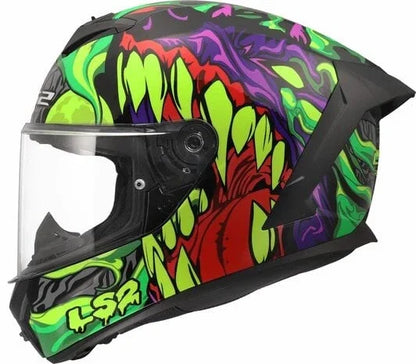 LS2 FF820 Rapid III Lycant paars/groen - KartKings