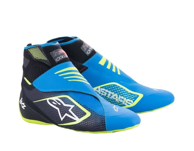 Alpinestars KZ V2 Nero/Blu/Giallo Fluo