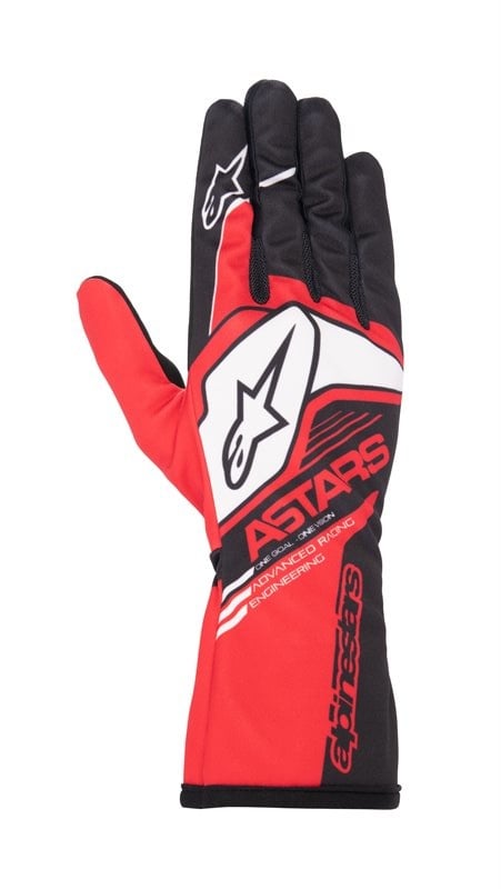 Guanto Alpinestars Tech 1-K V2 Corporate nero/rosso