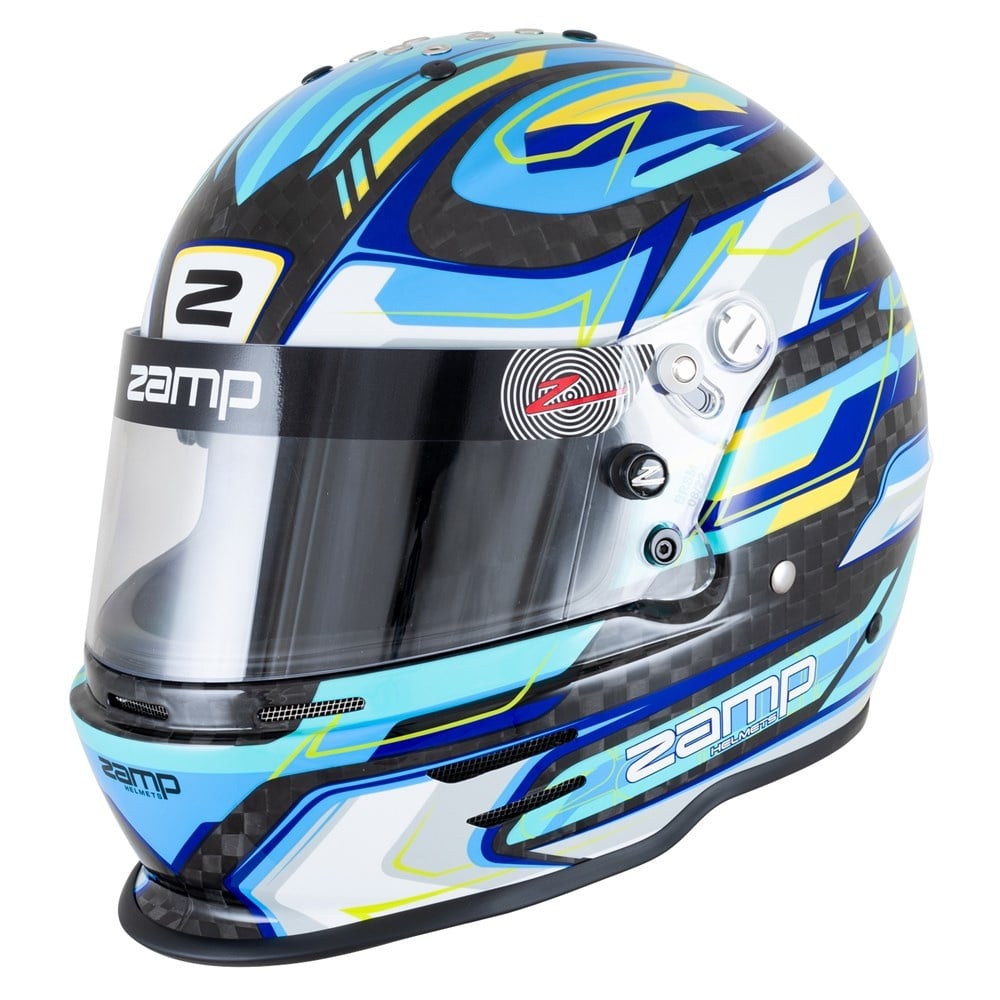 Zamp RZ-48 Youth bambini blu carbonio