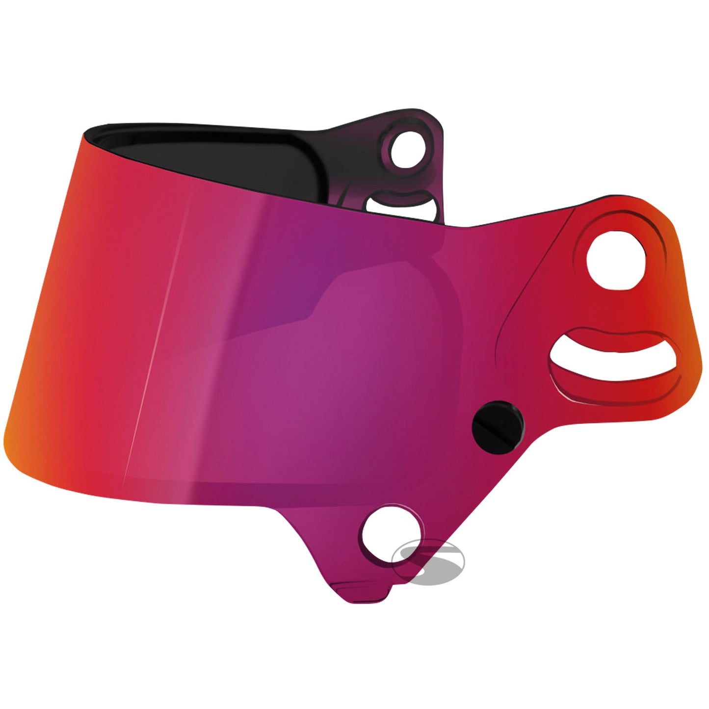 Visiera a specchio Bell SE07 viola rosso antiappannamento (KC7 CMR)