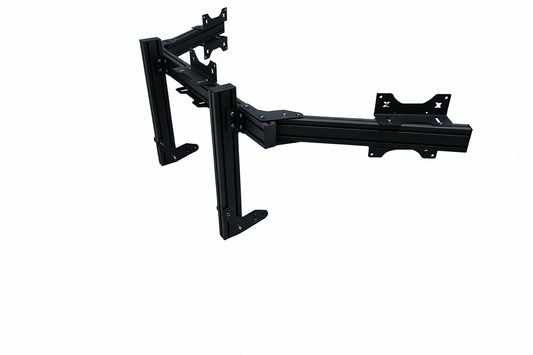 SimXPro Configurazione schermo triplo integrata Heavy - VESA 100/200 - Nero