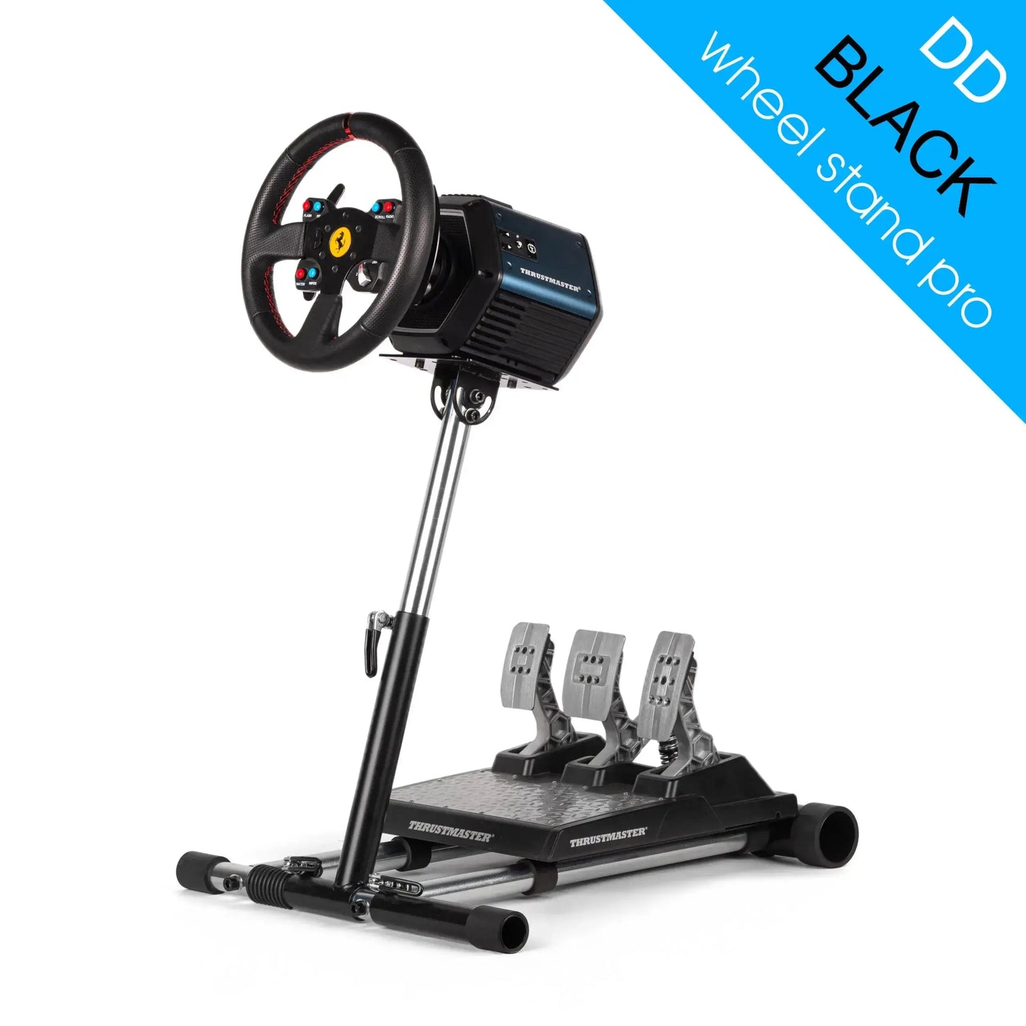 Wheel Stand Pro DD for Logitech, Fanatec, Moza Racing R9, R12 - BLACK