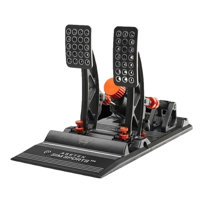 Asetek SimSports Invicta™ Pedals T.H.O.R.P.™ II Throttle and Brake Pedals - KartKings