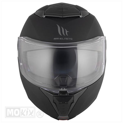 Casco MT Helmets System nero opaco