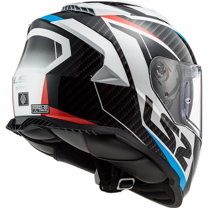LS2 FF800 Storm II racer glans blauw / rood / wit
