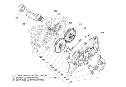 Motorino di avviamento con guarnizione ad anello Iame X30