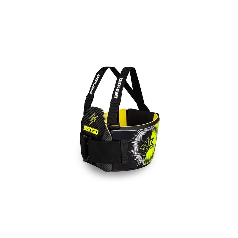 Paracostole Bengio AB7 omologazione FIA 8870-2018 Giallo fluorescente