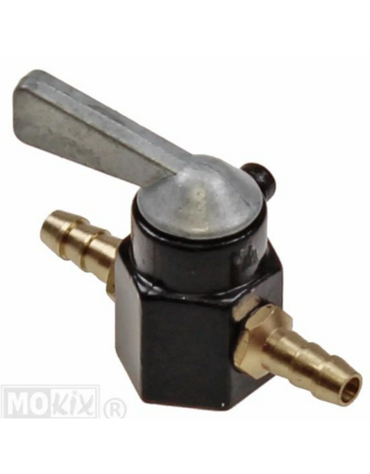 Benzine kraan tussen slang 6 mm - KartKings