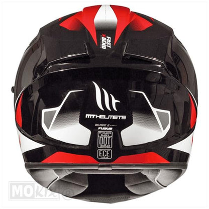MT Helmets Blade 2 SV Fugue C1 Rosso/Nero