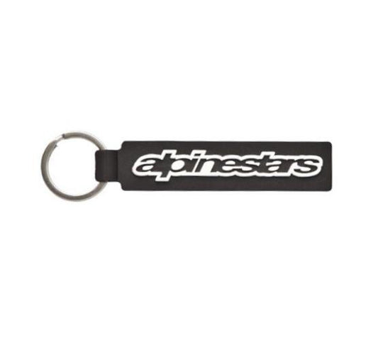 Portachiavi con logo Alpinestars nero/bianco lineare