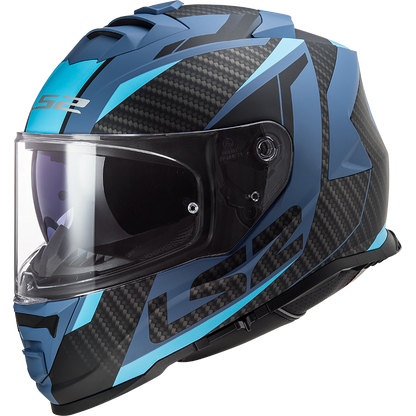 LS2 FF800 Storm II racer Matt blauw