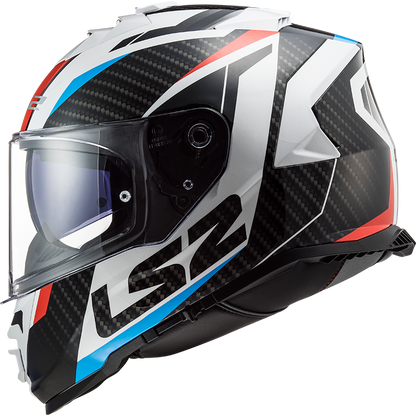 LS2 FF800 Storm II racer glans blauw / rood / wit