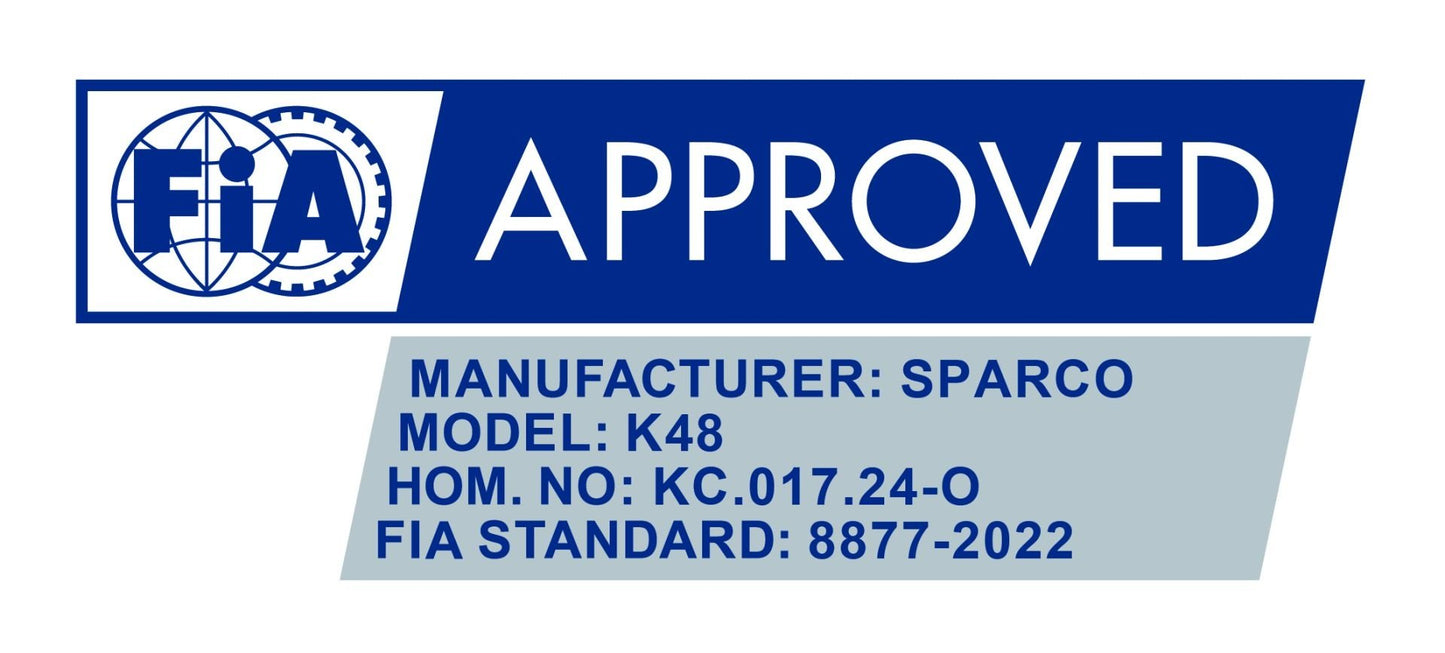 Sparco kerb advanced overall zwart / rood