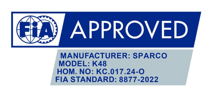 Sparco kerb advanced overall zwart / rood