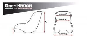 Sedia da kart Greyhound Standard Design 2020