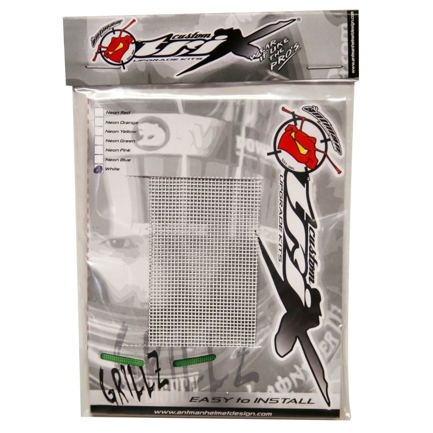 Griglia Antman per casco colorata (scegli il colore nel menu di selezione)