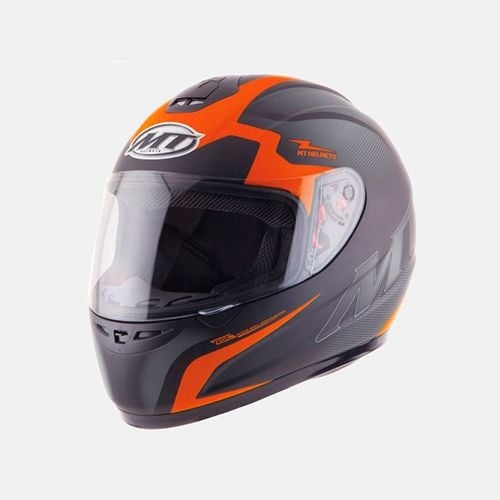 Caschi MT Thunder 2 Squad Nero/Arancione