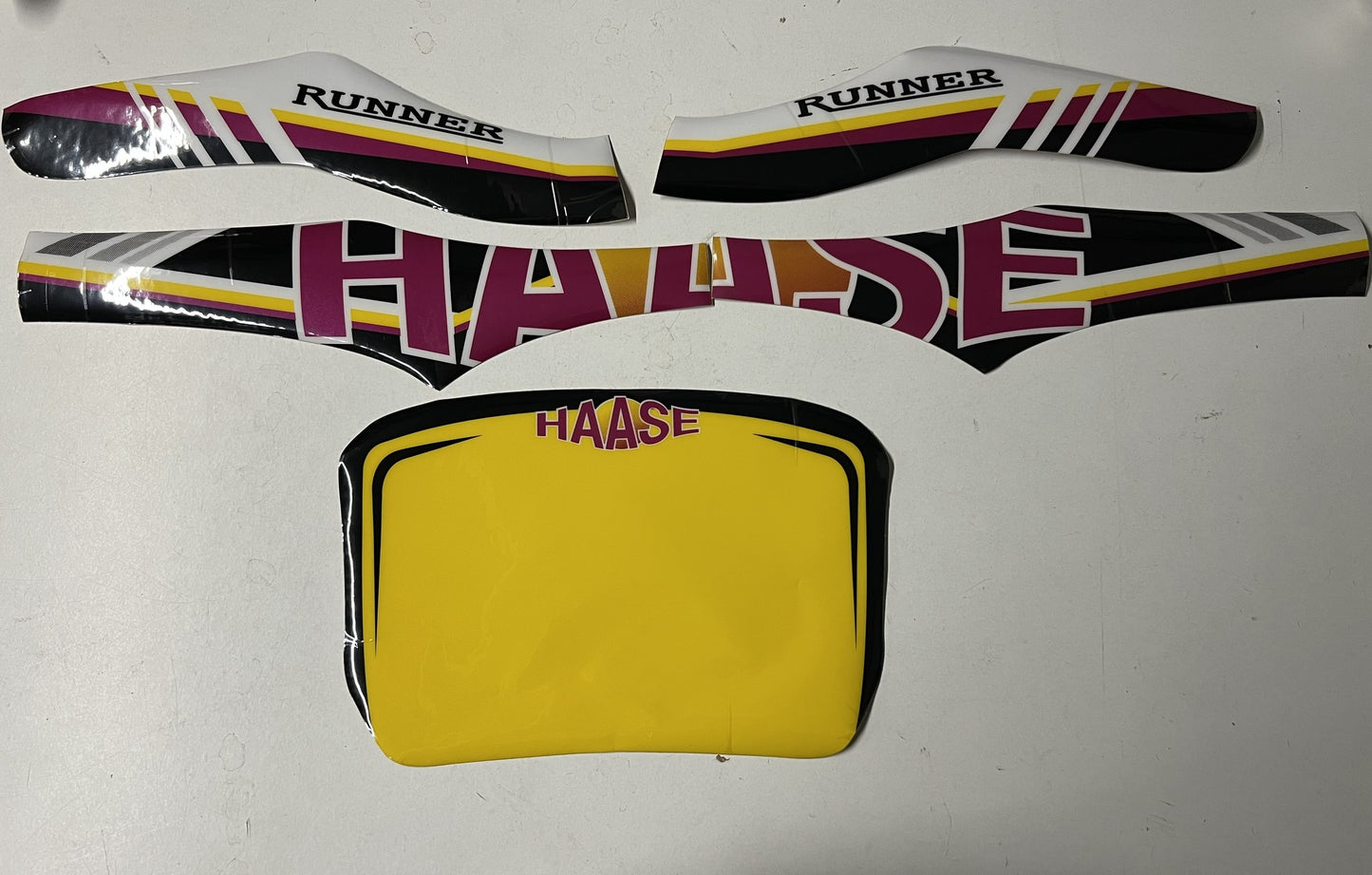 Adesivi per paraurti posteriore Haase kart KG Clob