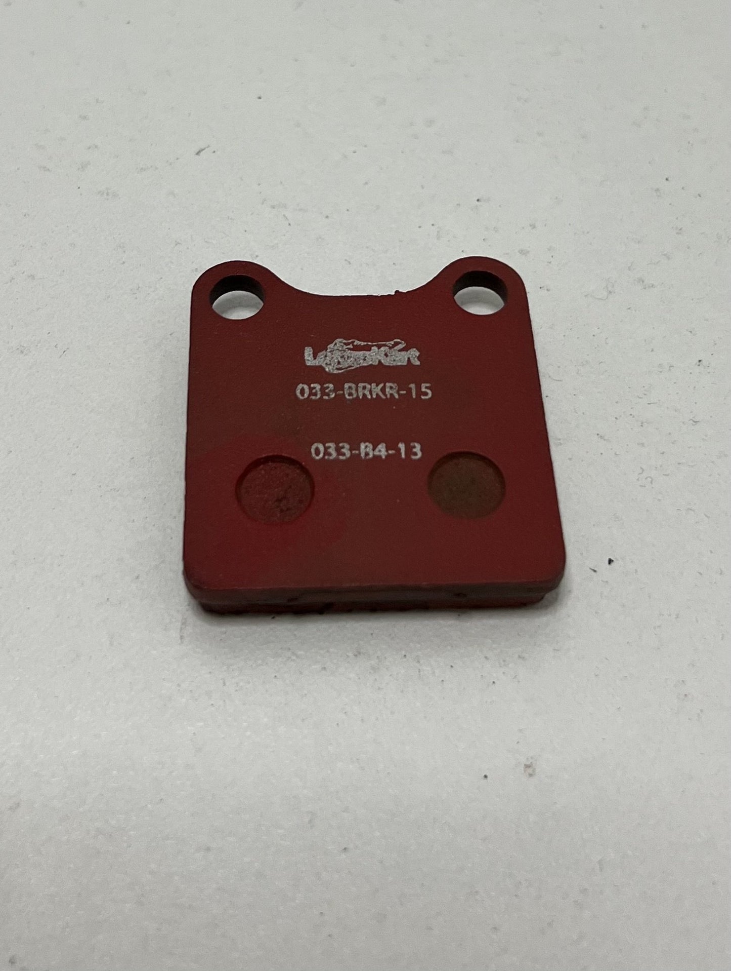 Pastiglia freno posteriore LenzoKart Mini/anteriore KZ morbida/rossa LKF13