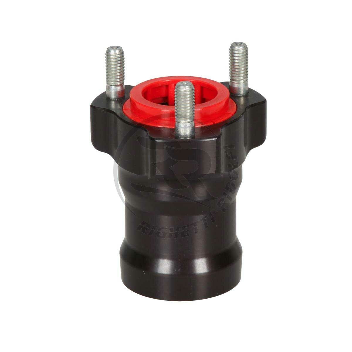 Mozzo ruota anteriore RR alluminio nero 75 x 25MM