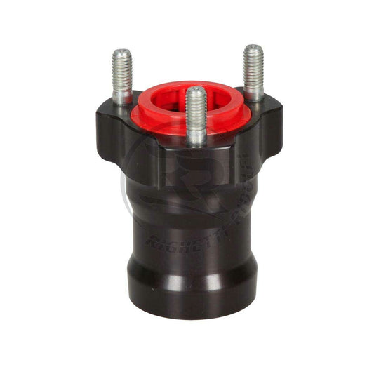 Mozzo ruota anteriore RR alluminio nero 75 x 25MM