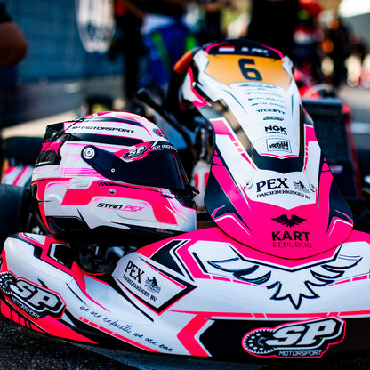 Set di adesivi kart personalizzati / design della livrea