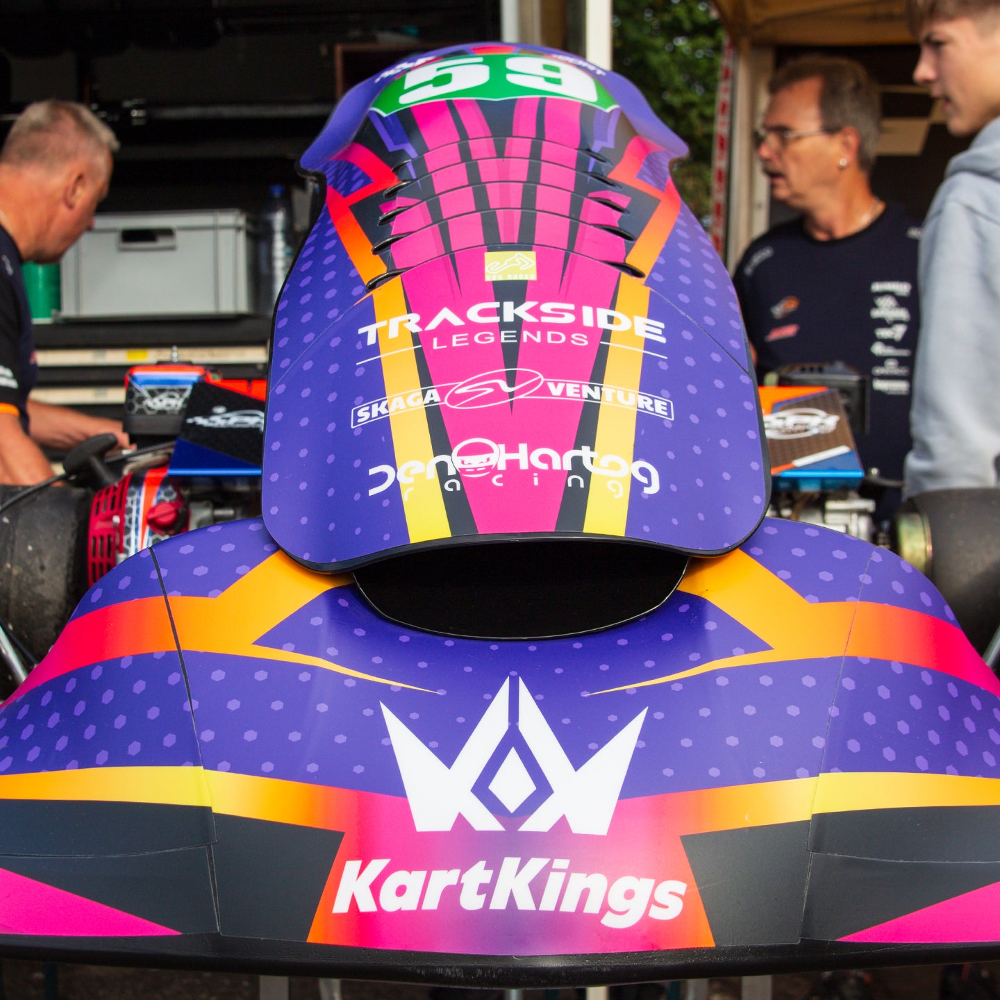 Set di adesivi kart personalizzati / design della livrea