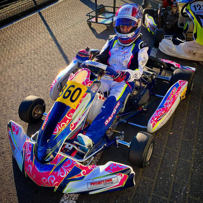 Design personalizzato del set di adesivi per il karting