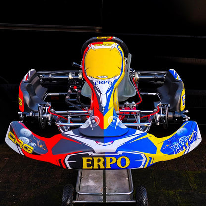 Design personalizzato del set di adesivi per il karting