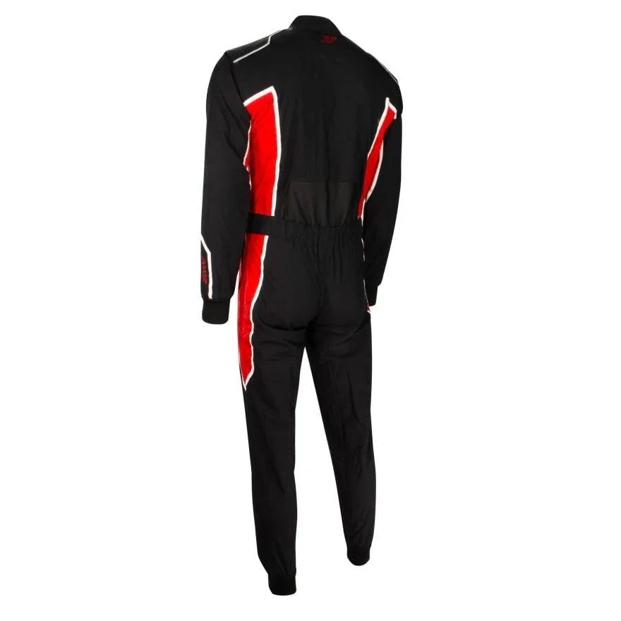 Speed Racewear Imola RS3 2-laags overall zwart/rood/wit - KartKings