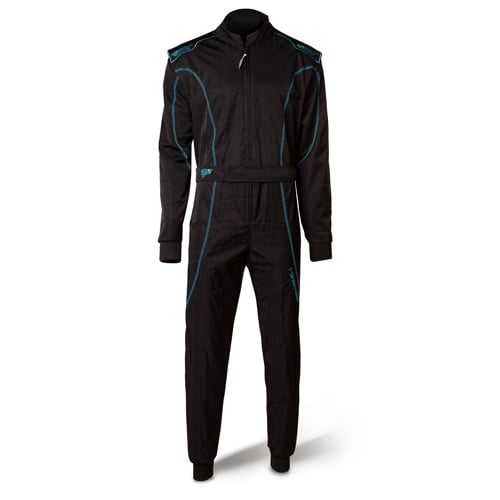 Speed LVL2 Overall RS-1 Barcelona black/fluor cyan
