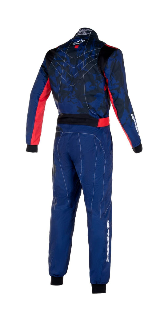 Alpinestars KMX-9 V3 Graphic 5 Blu navy / rosso