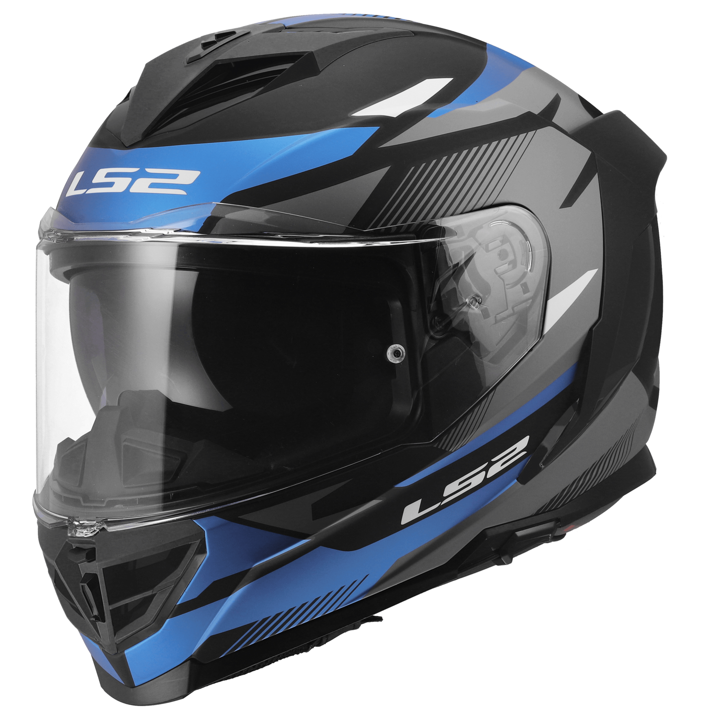 LS2 FF818 Storm III Komai zwart/blauw