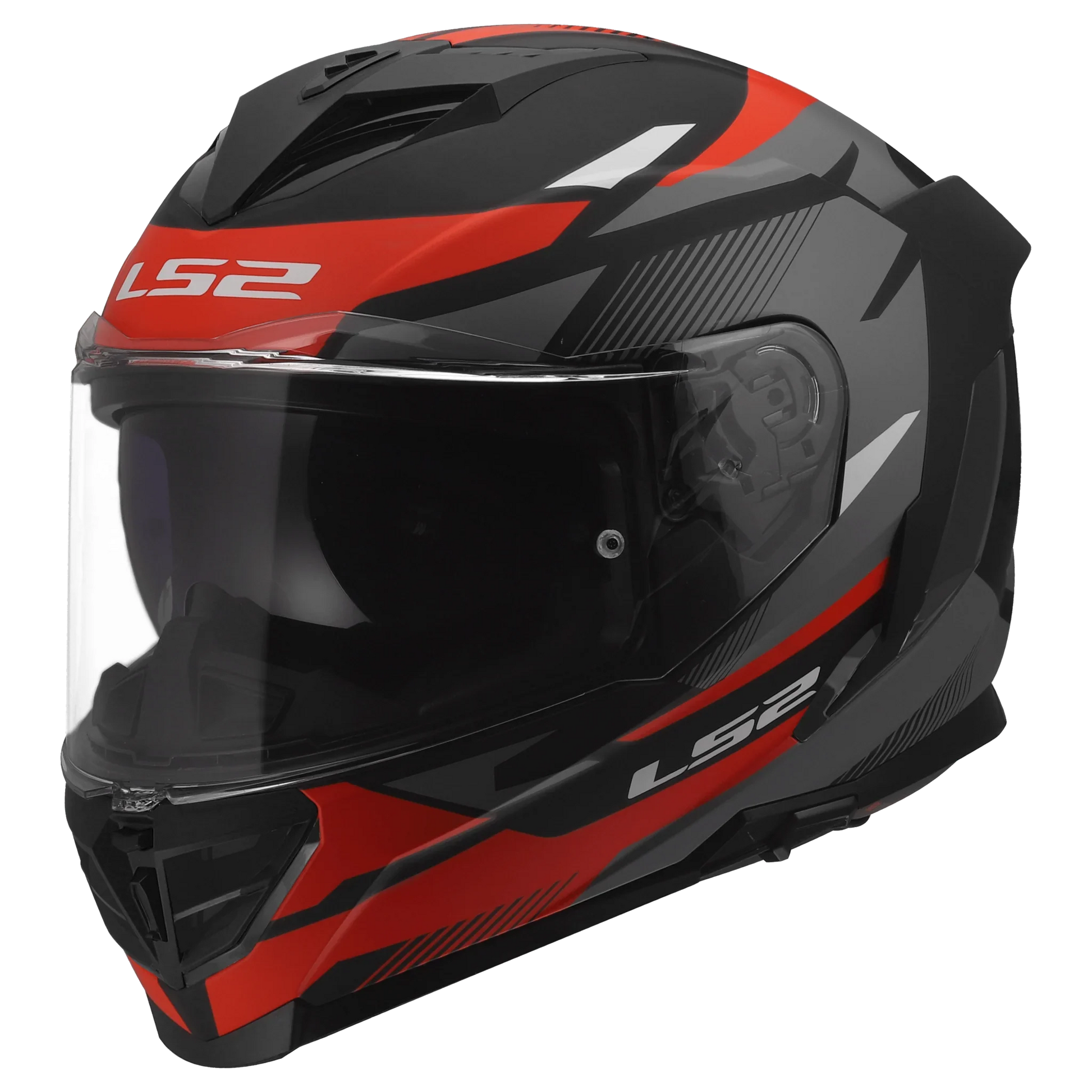 LS2 FF818 Storm III Komai zwart/rood - KartKings