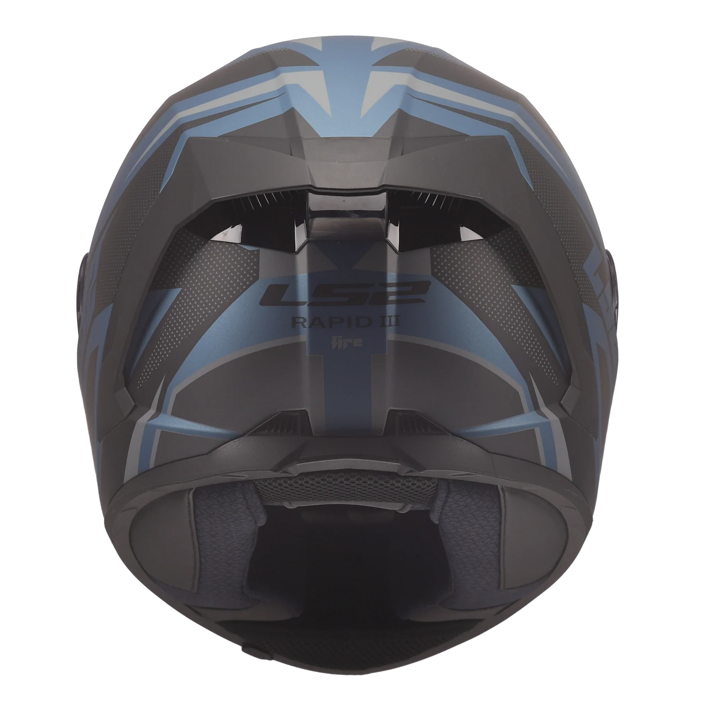 LS2 FF820 Rapid III XTREM zwart/blauw - KartKings