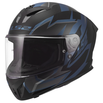 LS2 FF820 Rapid III XTREM zwart/blauw - KartKings