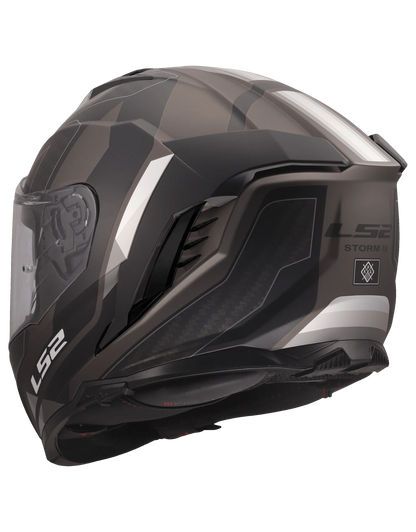 LS2 FF818 STORM III SPORTY Zwart / Grijs