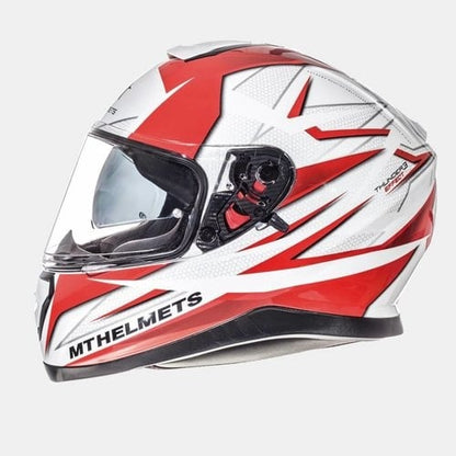 Caschi MT Thunder 3 Wit rood