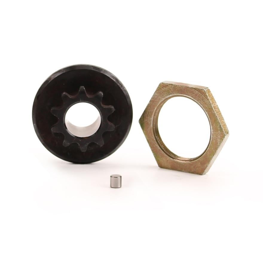 Pignone anteriore imitazione Rotax max incl. perno e dado