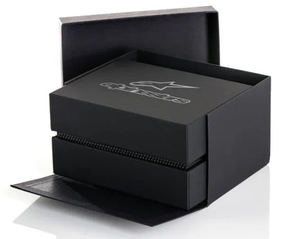 Alpinestars tech 3H matt zwart / bruin leren strap - KartKings