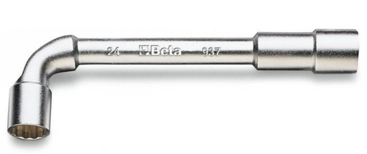 Chiave a bussola piegata Beta da 22 mm per dadi delle ruote anteriori