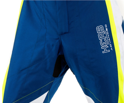 Sparco kerb advanced overall blauw / geel