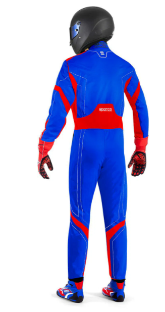 Sparco thunder advanced overall blauw / rood