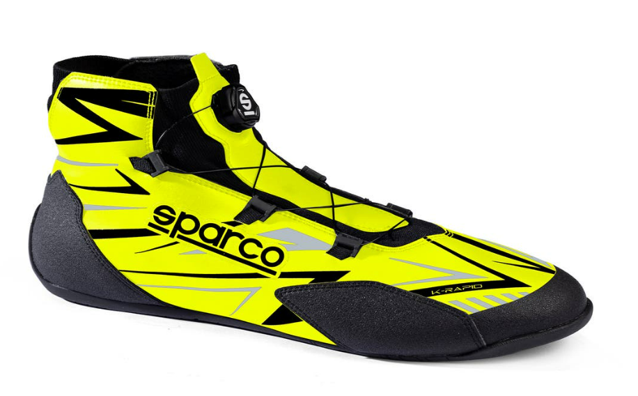 Sparco K-rapid FIA 8877-2022 (met snelsluiting) fluor geel / Zwart