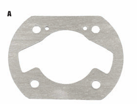 Guarnizione base cilindro LKE R14 VO 0,3 mm